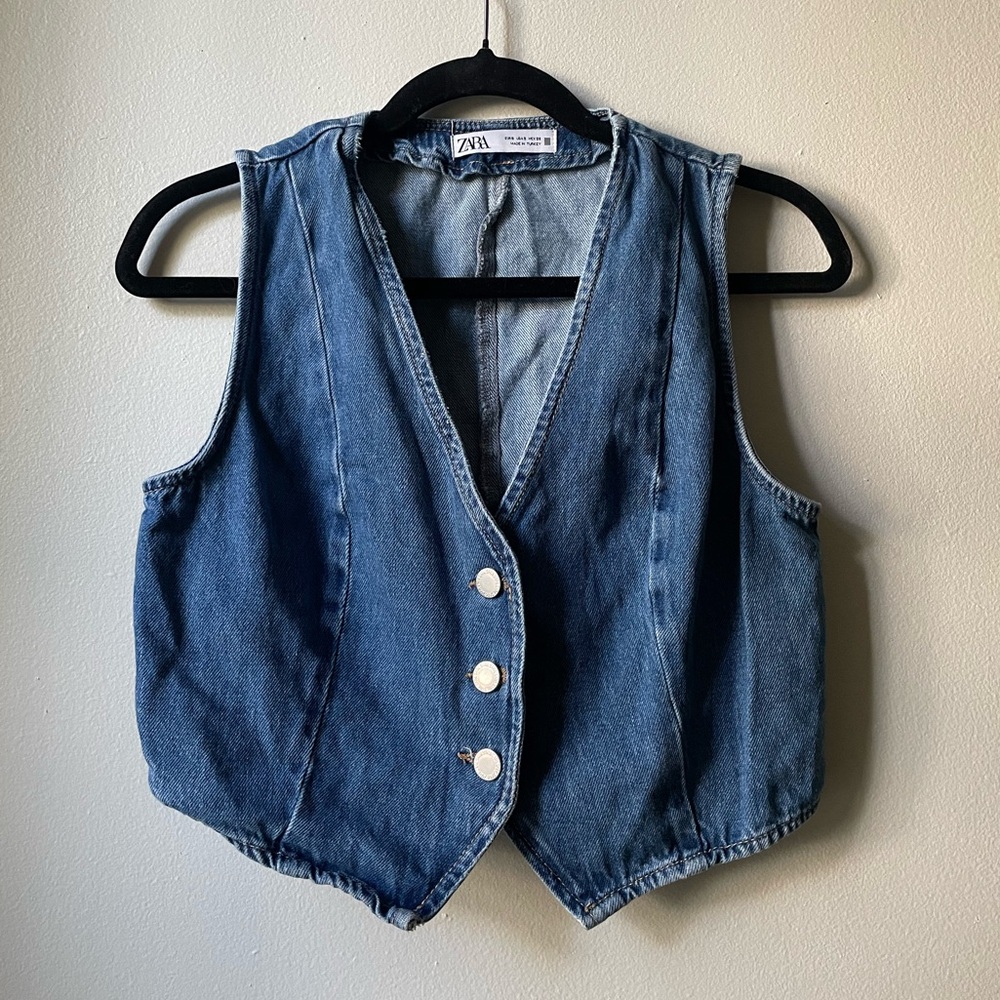 Denim vest